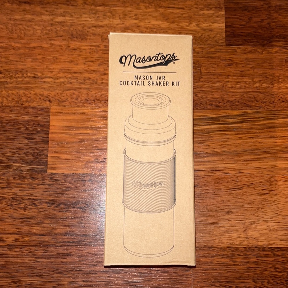 Mason tops mason jar cocktail shaker kit